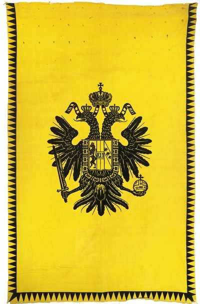 Flag of the Austrian Empire by Unbekannt Unbekannt